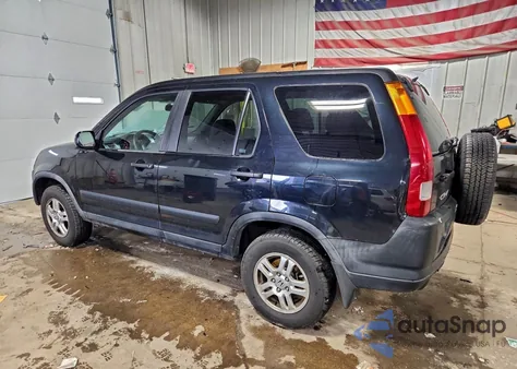 2003 Honda Cr-V Ex из США, поврежденный, VIN SHSRD78813U102940